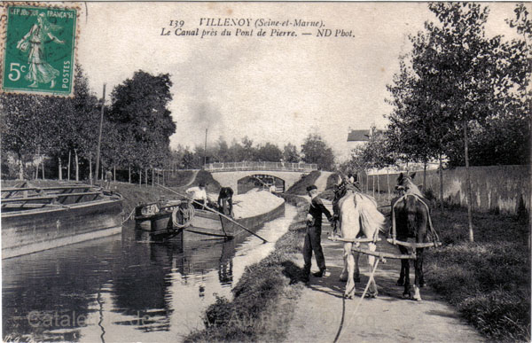 139. VILLENOY (Seine et Marne) - Le Canal près du Pont de Pierre